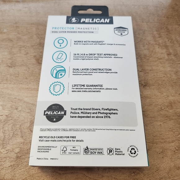 Pelican Protector (Magnetic) Case with MagSafe - iPhone 15 / 14 / 13 - Picture 2 of 8